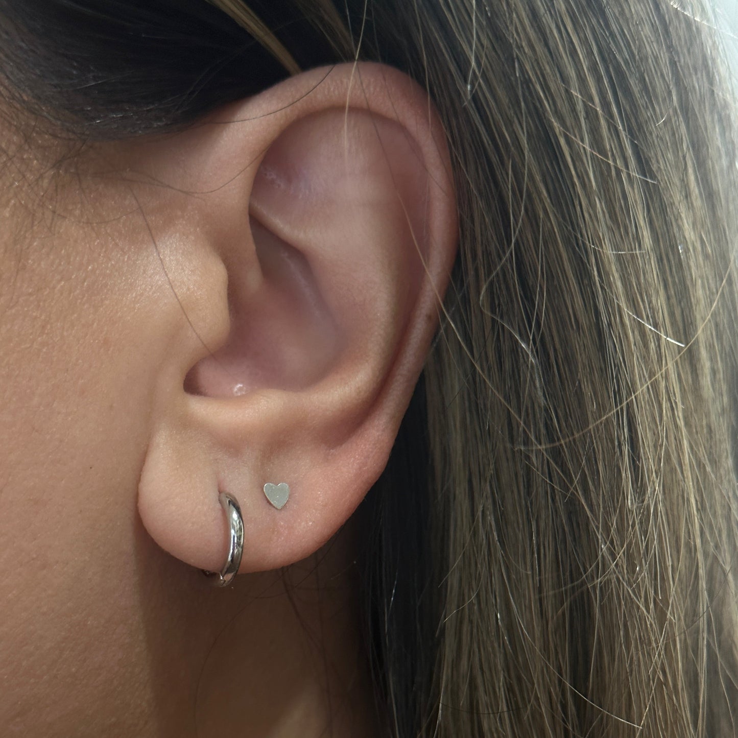 Micro Heart, Star, & Moon Stud