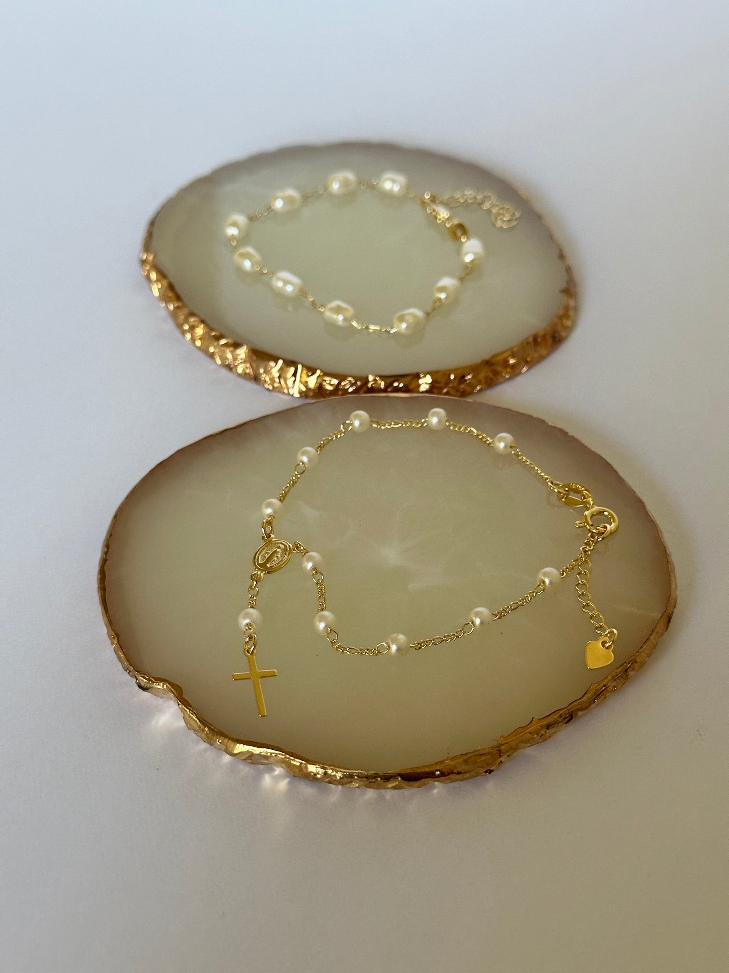 Pearl Rosary Bracelet