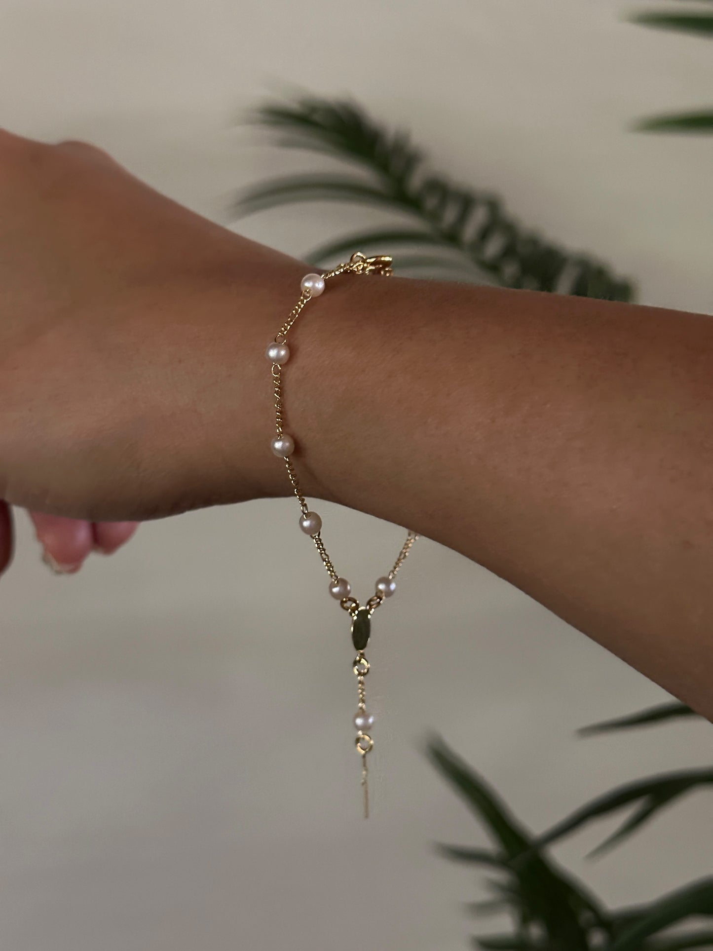 Pearl Rosary Bracelet