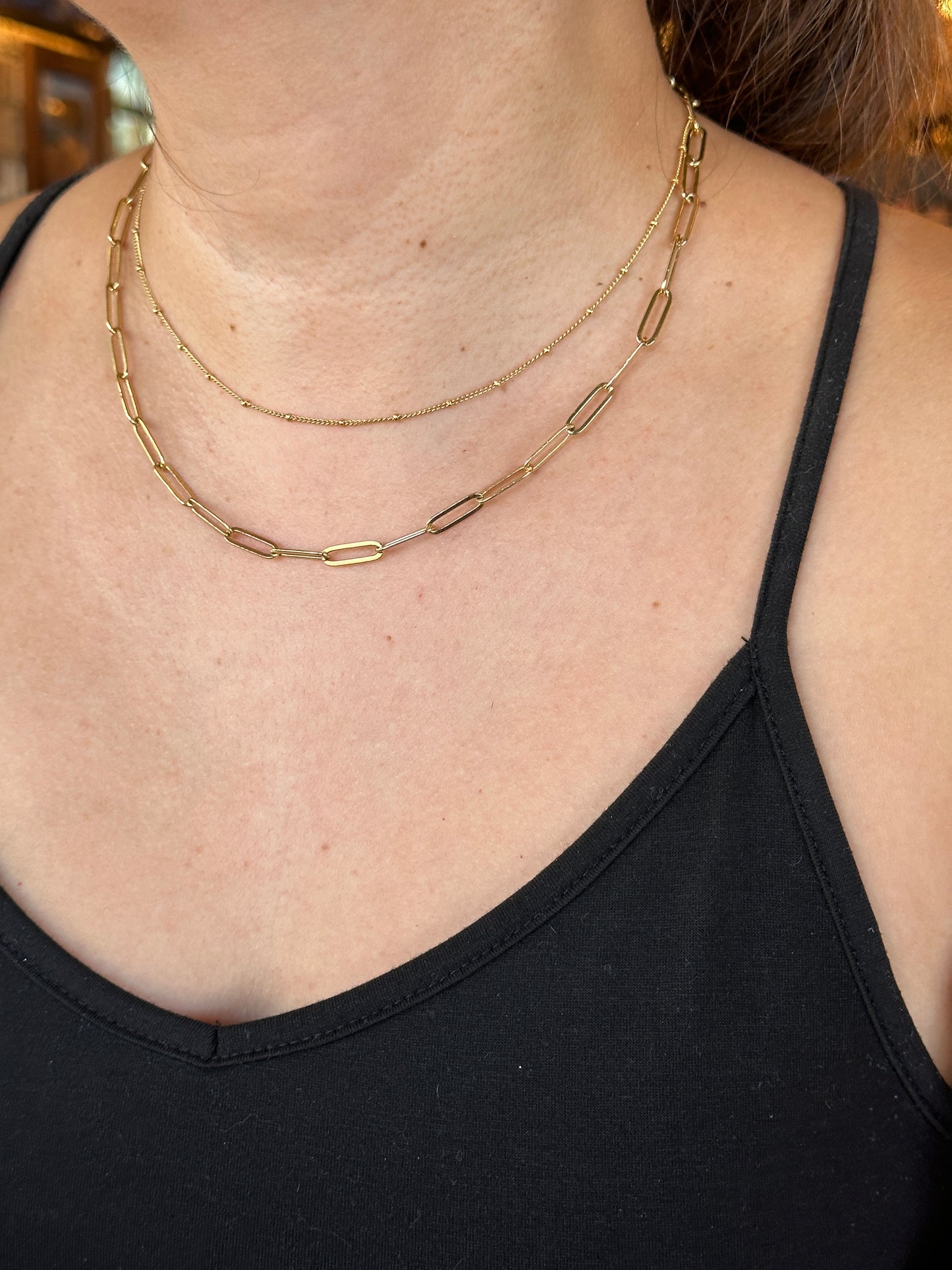 Bold Paperclip Necklace