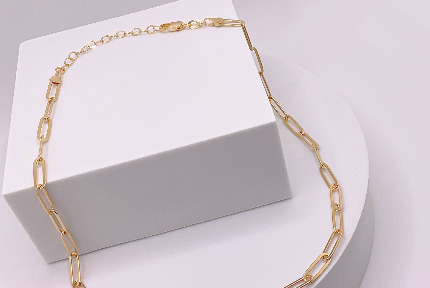 Bold Paperclip Necklace