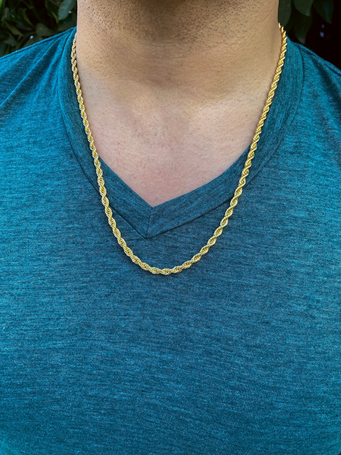 Gold Rope Necklace