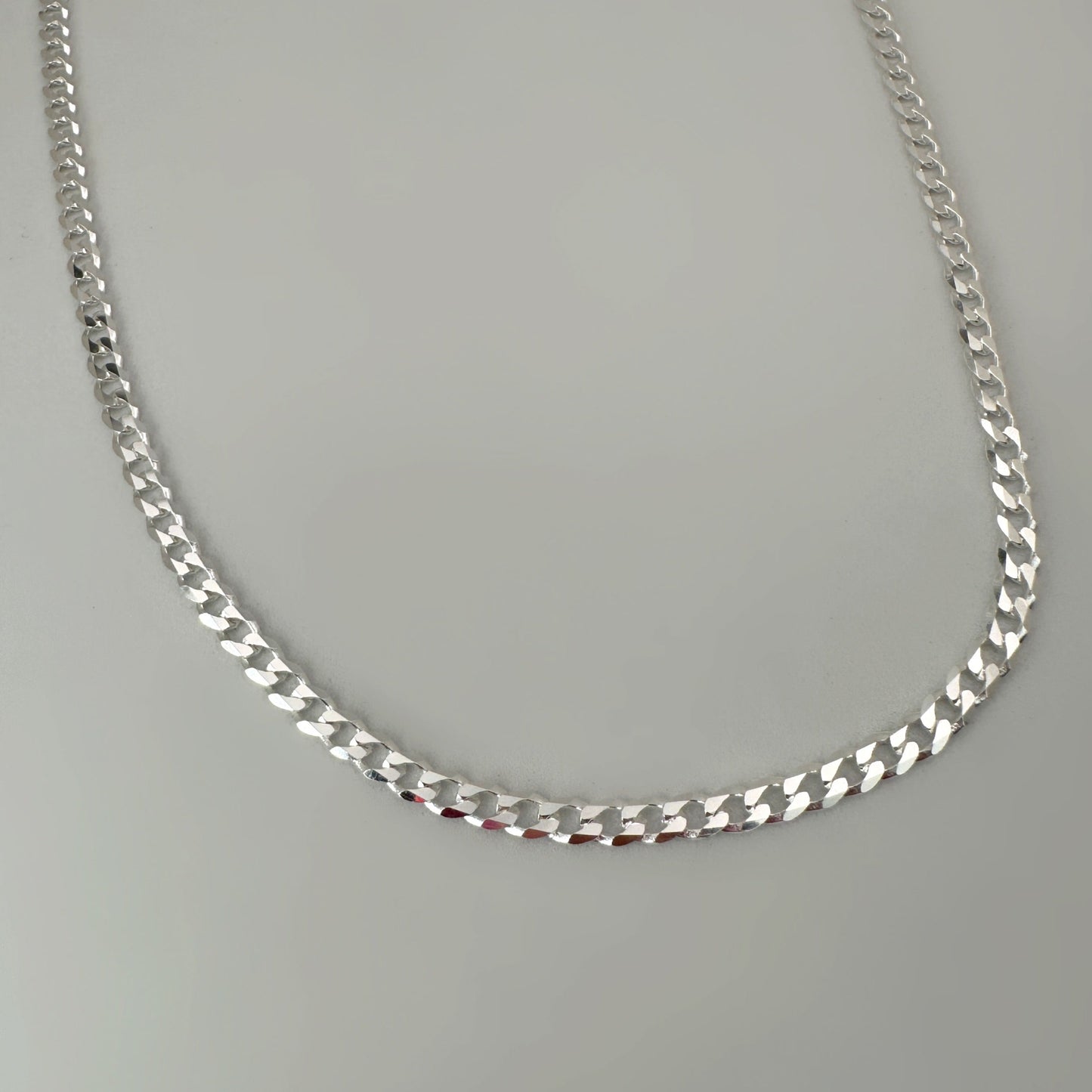 Silver Cuban Link Necklace