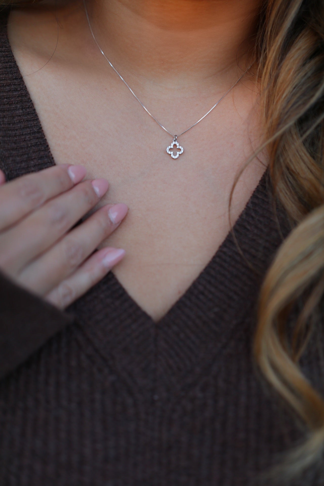 Micro Clover Necklace