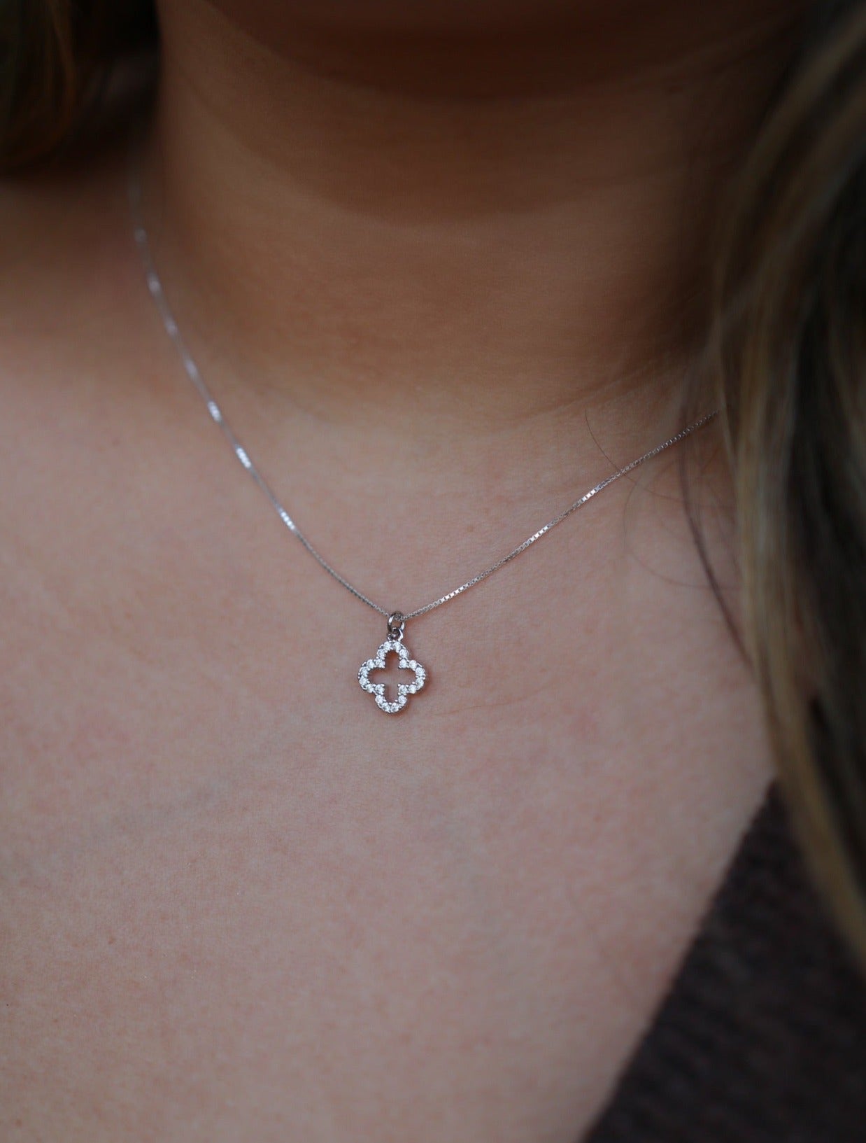 Micro Clover Necklace