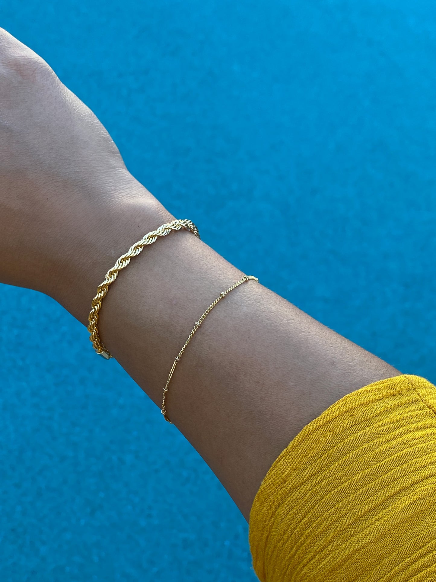 Gold Rope Bracelet