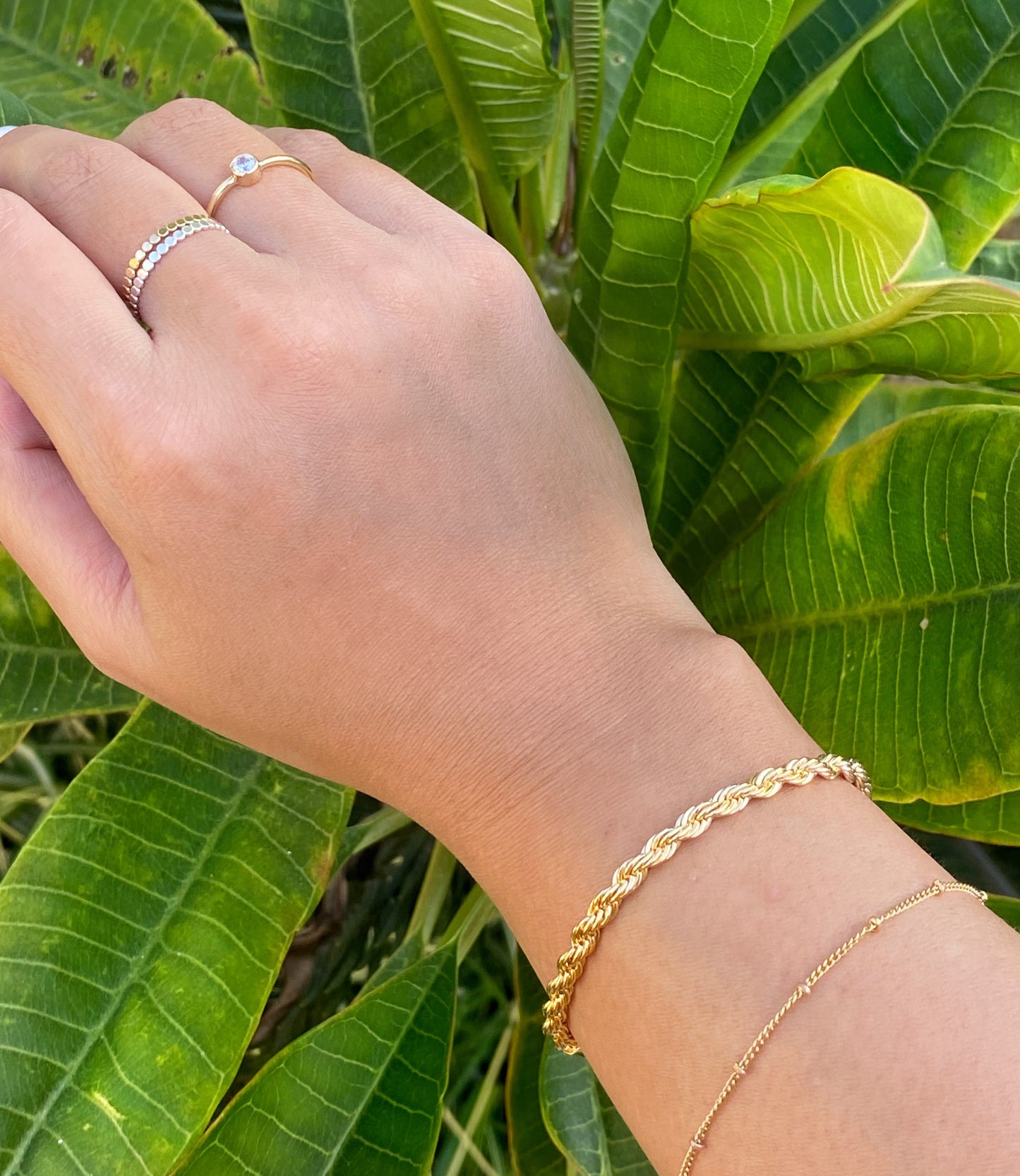 Gold Rope Bracelet