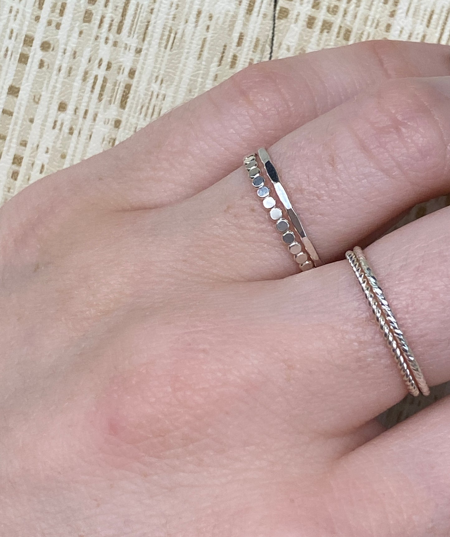 Twist Ring Gold/Sterling Silver