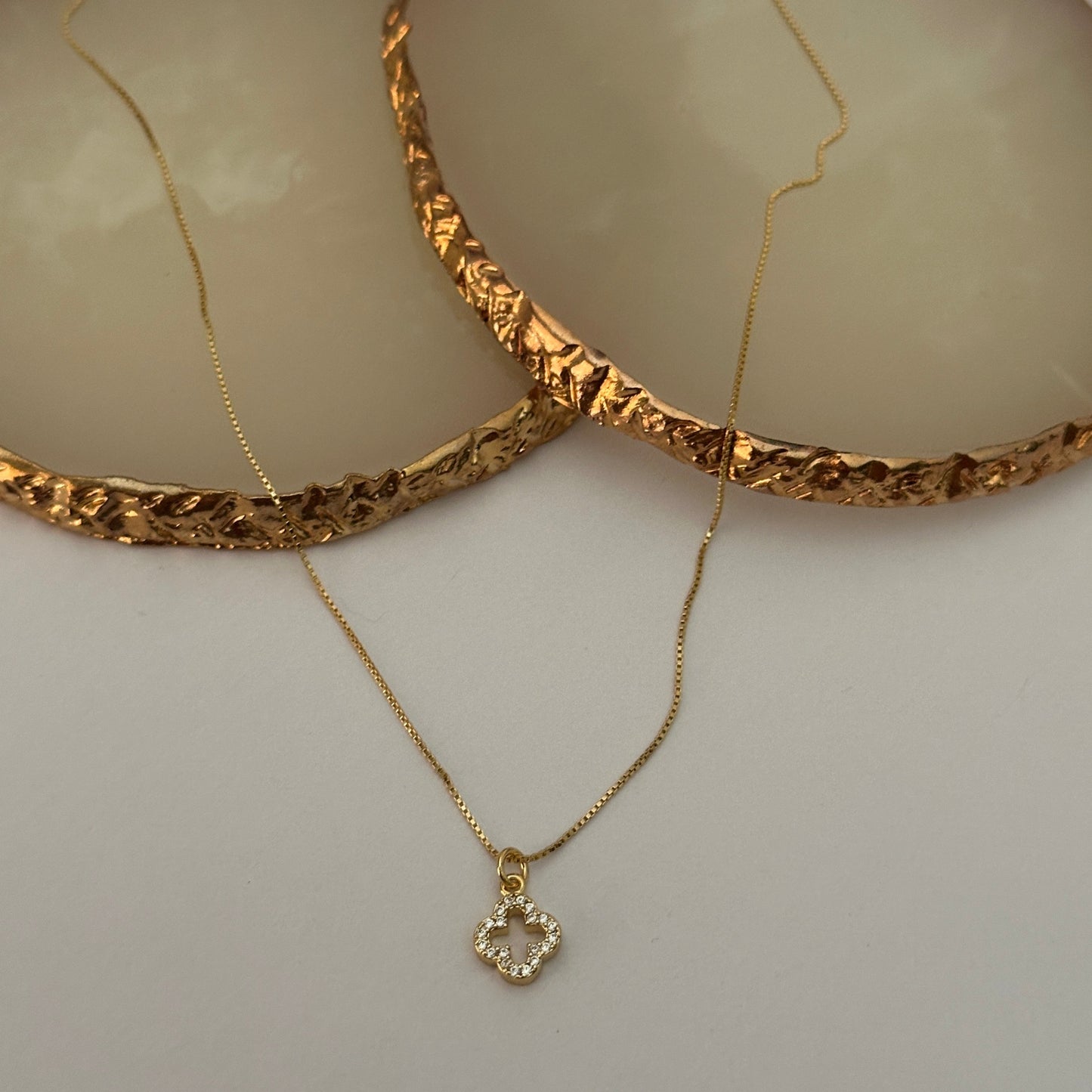 Micro Clover Necklace