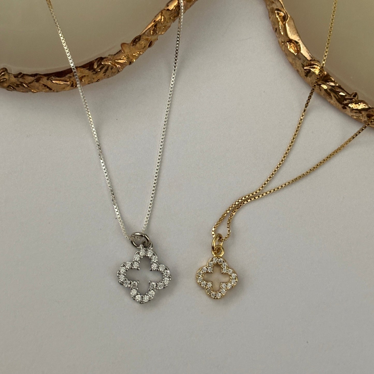 Micro Clover Necklace