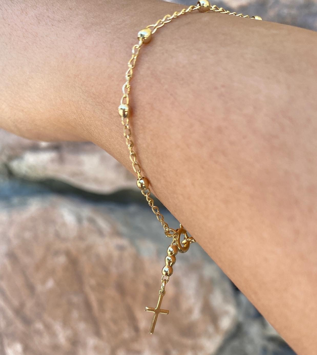 Cross Charm Bracelet