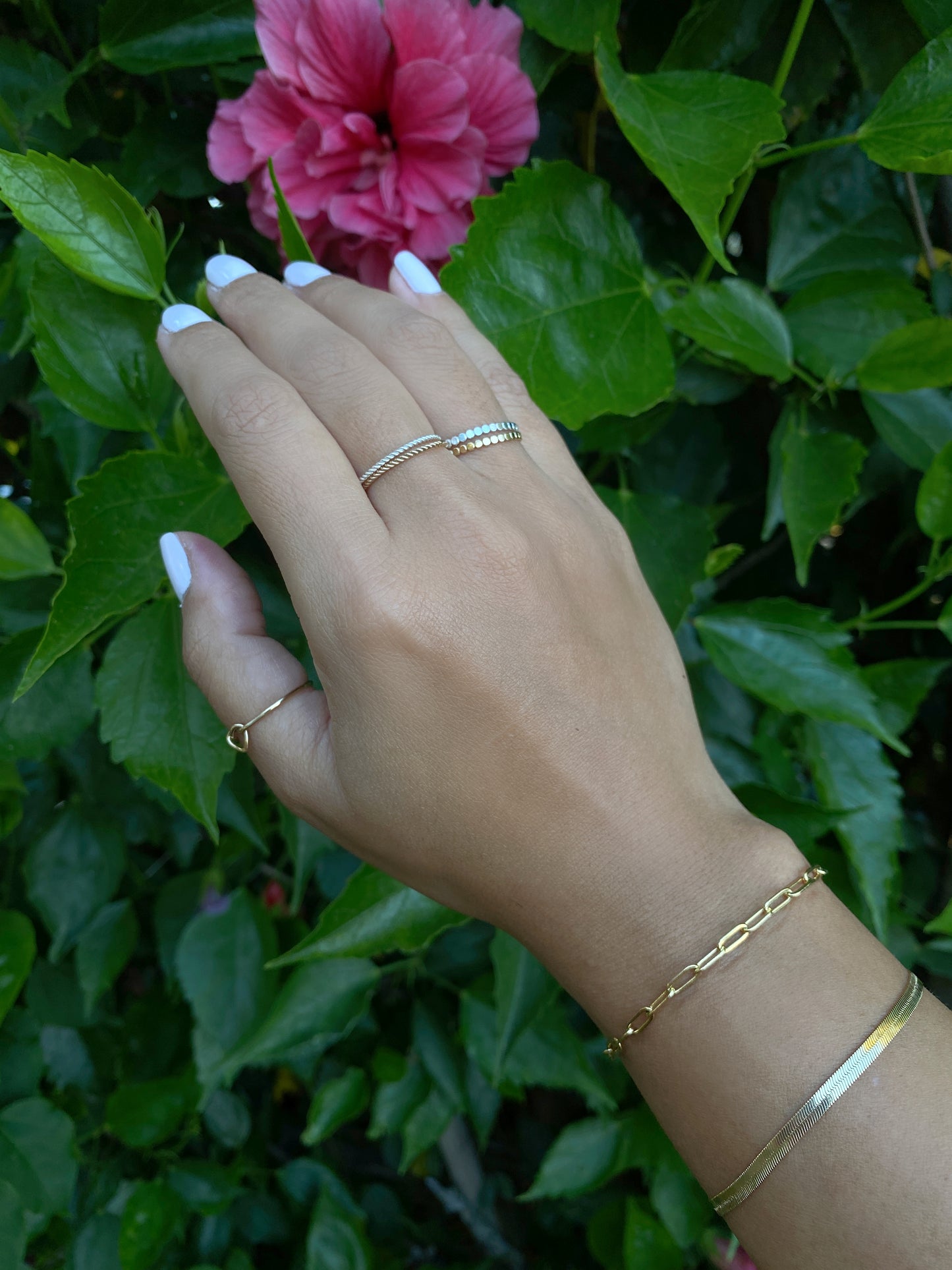 Twist Ring Gold/Sterling Silver