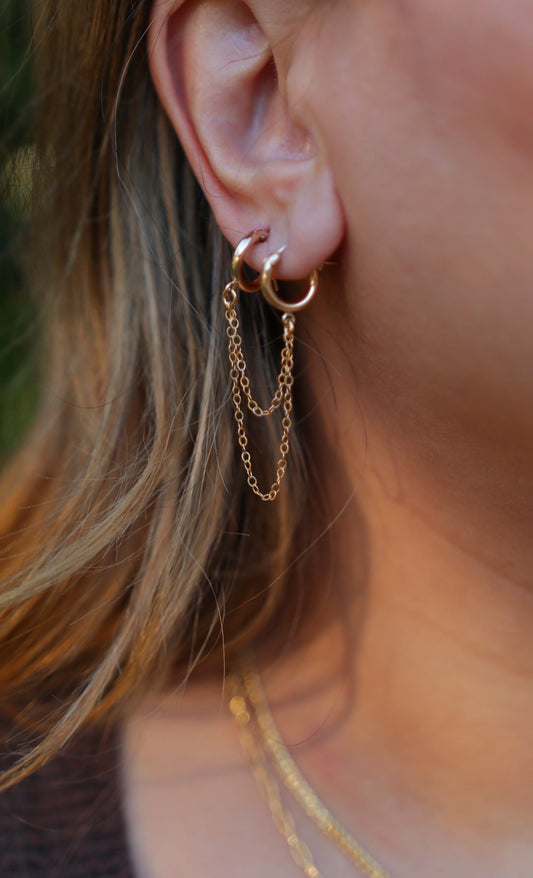 Cuff Me Up Earring Gold